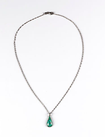 Woman’s Necklace with Turquoise Charm - ONeil's Jewelry 
