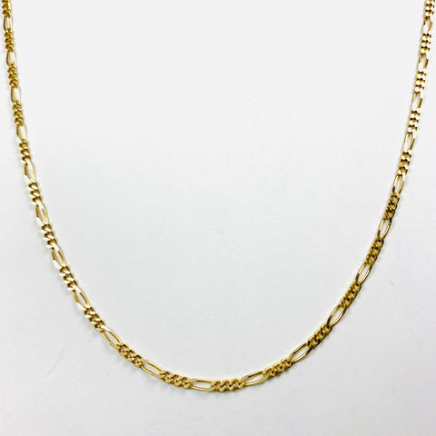 Woman's Figaro Necklace 14k - ONeil's Jewelry 