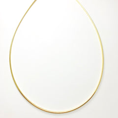 Woman's Snake Link Necklace 14k Yellow Gold - ONeil's Jewelry 