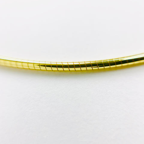Woman's Snake Link Necklace 14k Yellow Gold - ONeil's Jewelry 