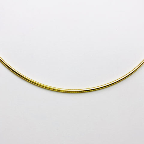 Woman's Snake Link Necklace 14k Yellow Gold - ONeil's Jewelry 