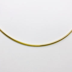 Woman's Snake Link Necklace 14k Yellow Gold - ONeil's Jewelry 