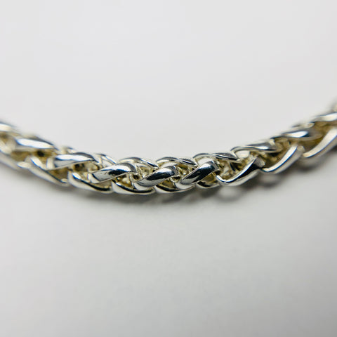 Men's Wheat Style Sterling Silver Chain - ONeil's Jewelry 