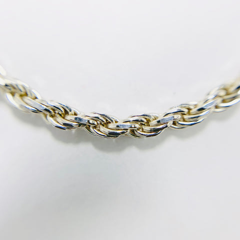 Men's Solid Rope Sterling Silver - ONeil's Jewelry 